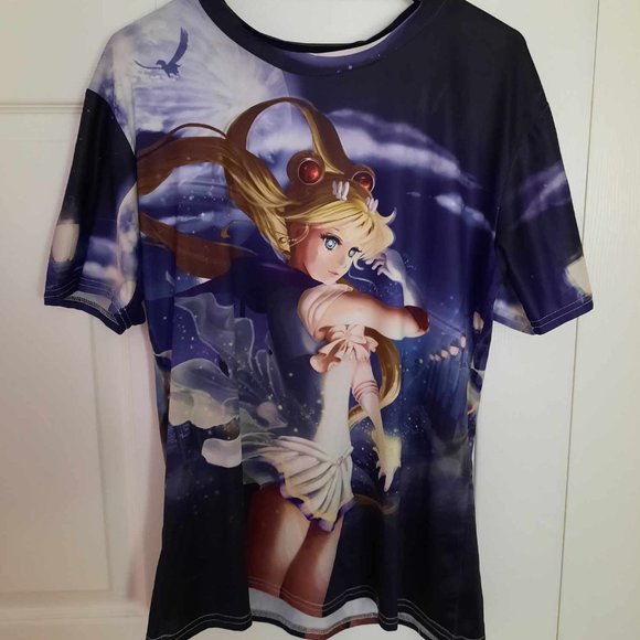 🌙Sailor Moon Allover Print Tee🌙 - Picture 1 of 4